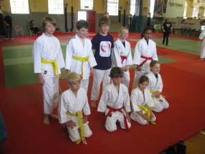 Marcus and Maddy with Portsmouth's silver medal winning team 2014